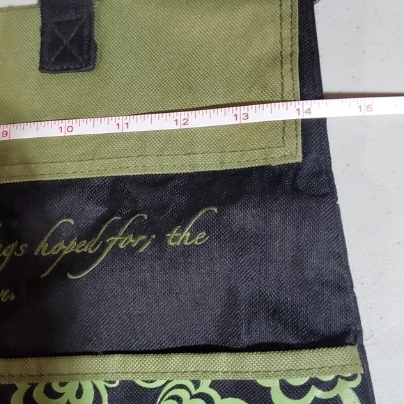 Joyce Meyer Green Motivational Saying Tote - Picture 8 of 9